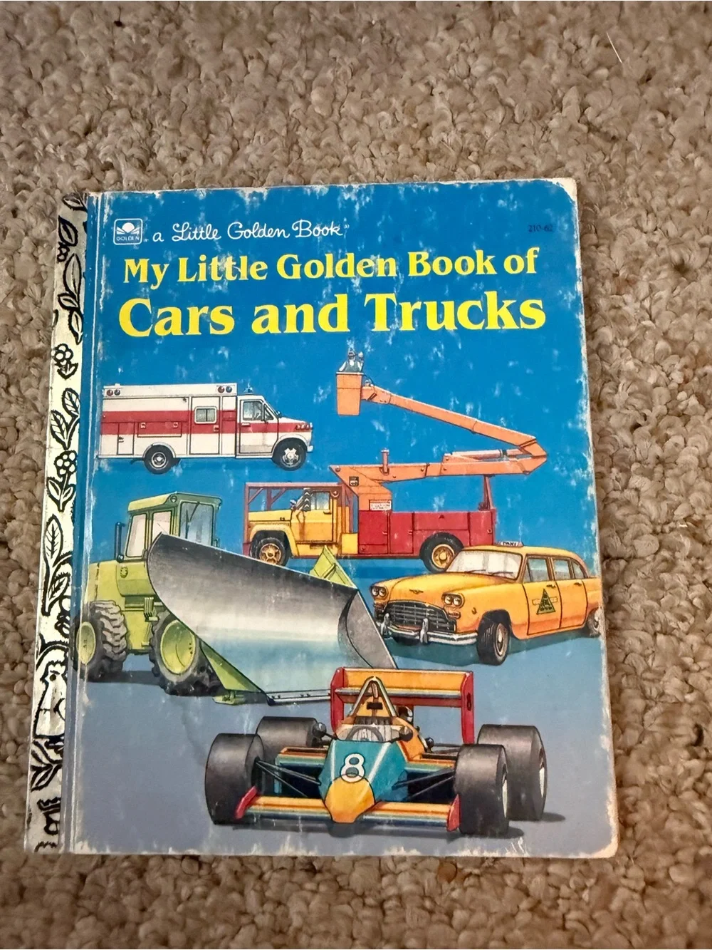 Little Golden Book: Cars and Trucks - Bright Blue Cover